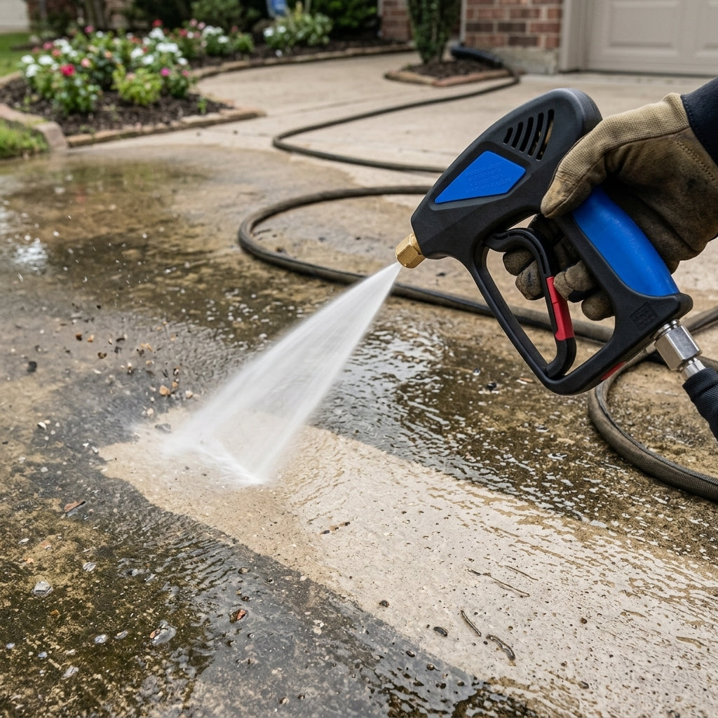 High Pressure Washer Gun with Trigger Lock, 5000 psi Swivel Inlet | Stellar Drive Supply