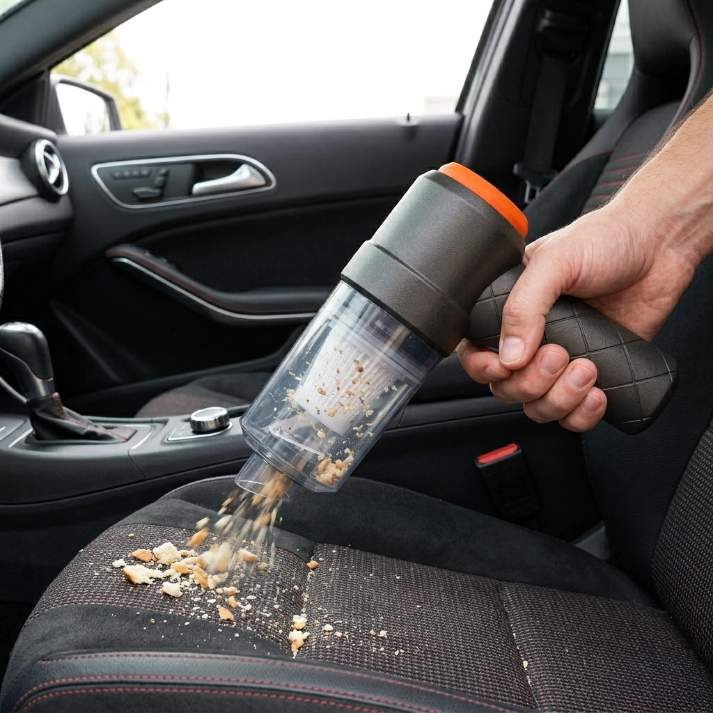Cordless Wet‑and‑Dry Mini Handheld Car Vacuum Cleaner | Stellar Drive Supply